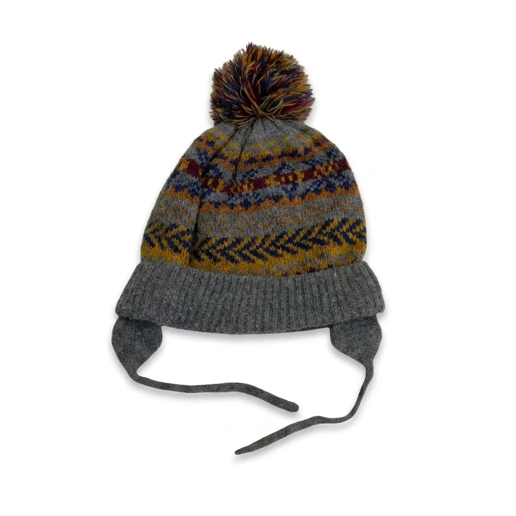 Patterned Zara hat - Size 74/80 - Grey
