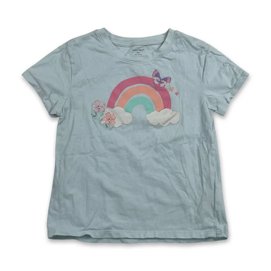 Mönstrad t-shirt från H&M - Storlek 110/116 - Blå