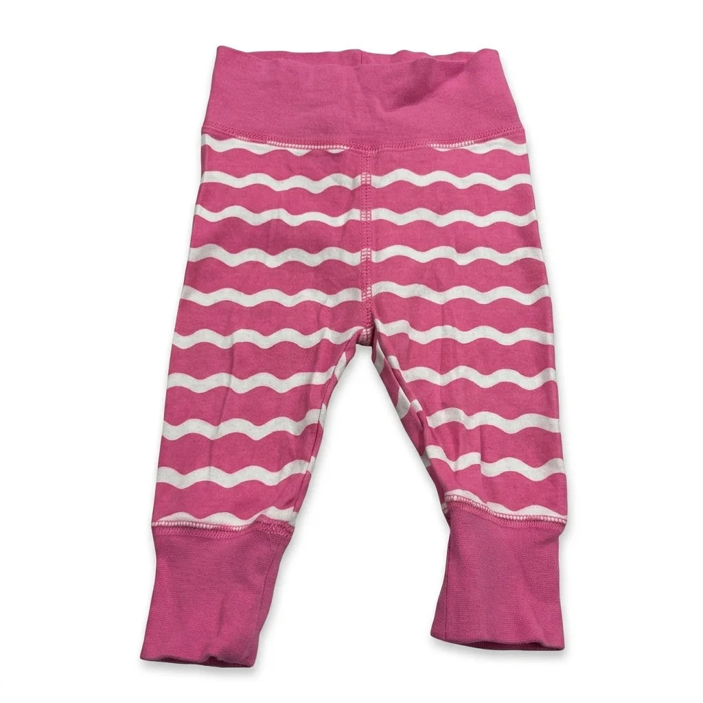 Randiga leggings från ICA I Love Eco - Storlek 56 - Rosa