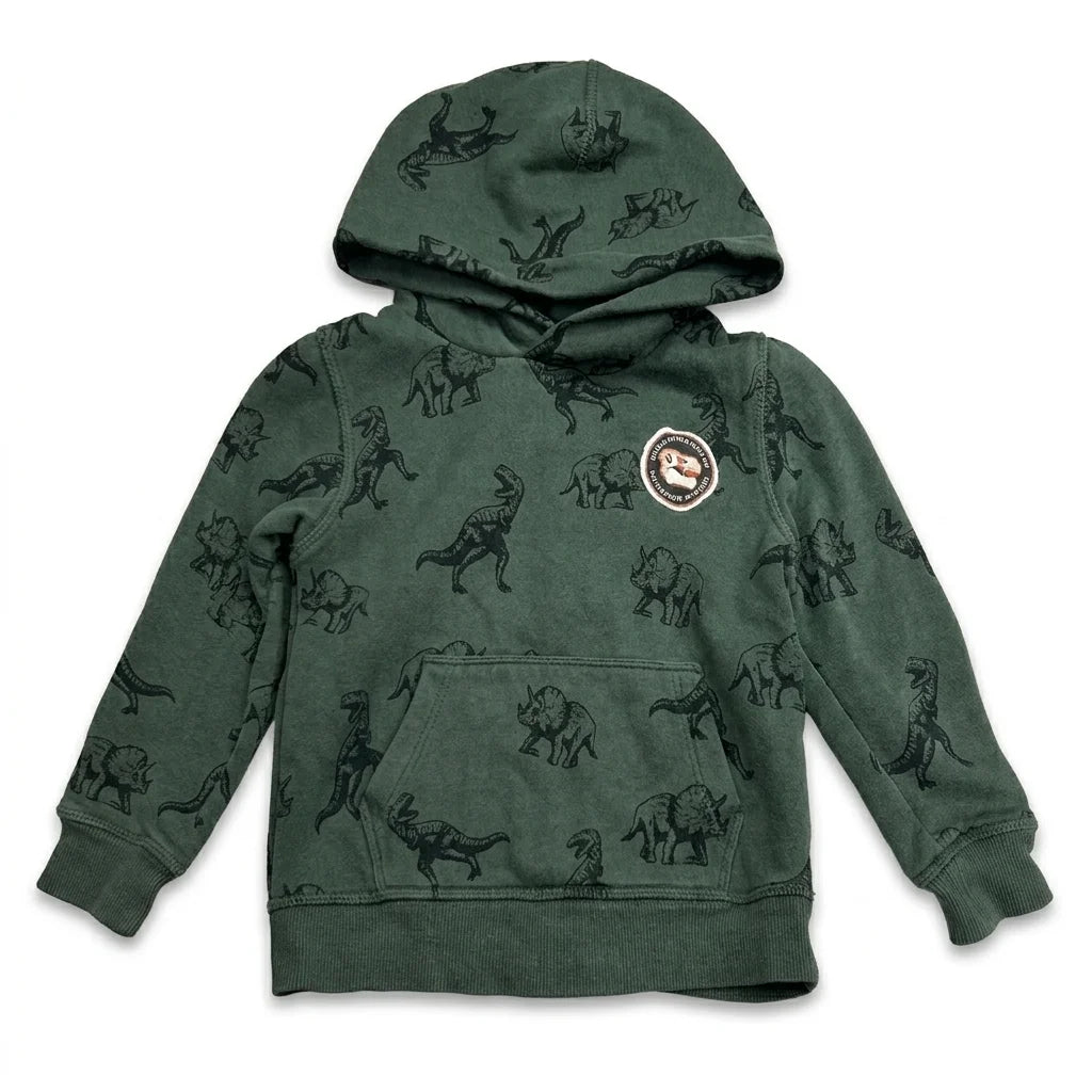 Djurmönstrad sweatshirt från H&M - Storlek 98/104 - Grön