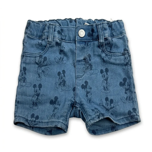Mönstrade shorts från H&M - Storlek 80 - Denim