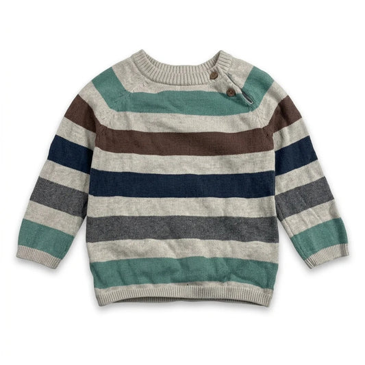 Randig tröja från H&M - Storlek 86 - Beige