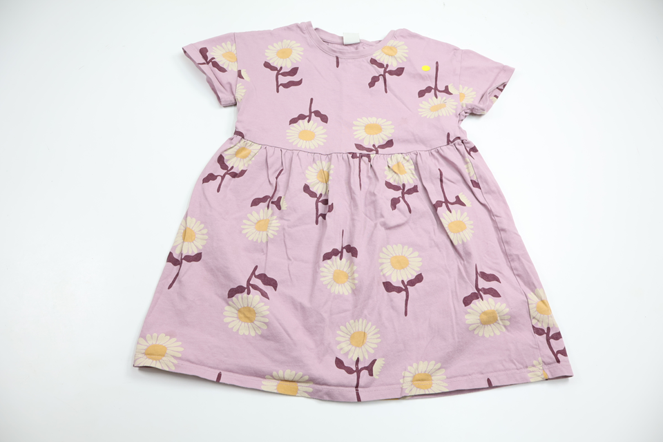 Floral dress from Lindex - Size 110 - Purple