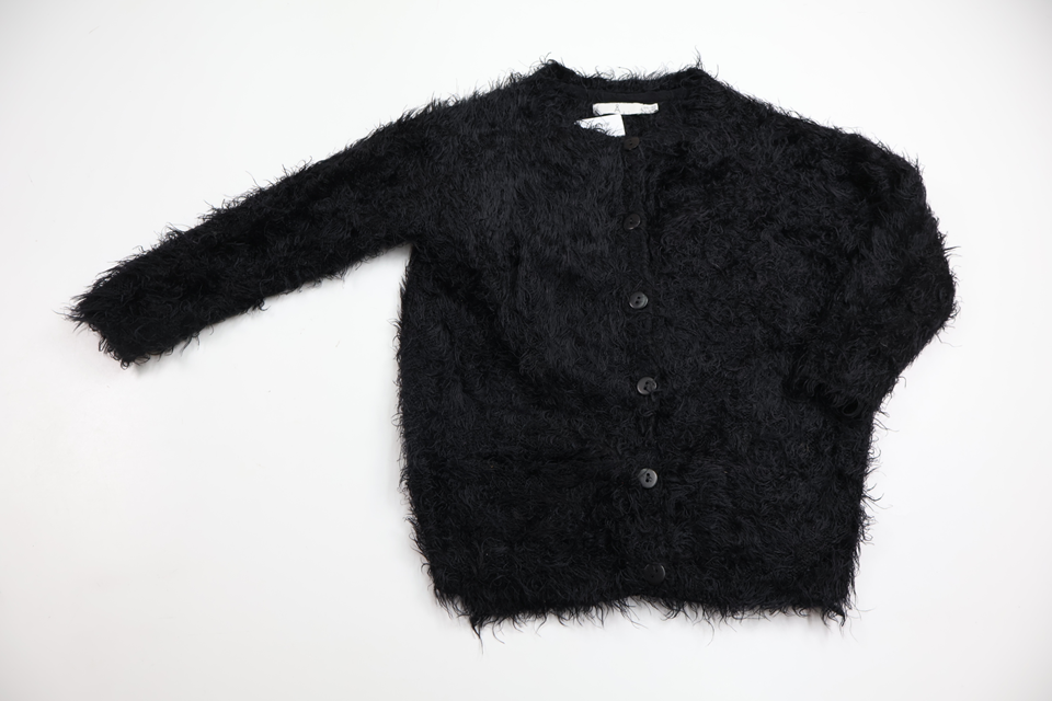 Shaggy cardigan from Åhléns - Size 86/92 - Black