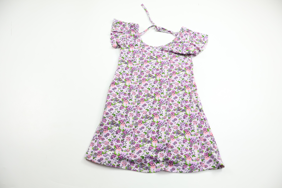 Floral dress from Unknown - Size 110/116 - Purple