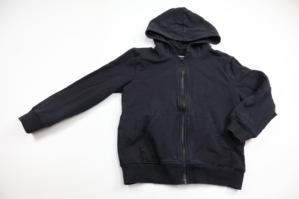 Hooded jacket from My Wear Young - Size 122/128 - Black