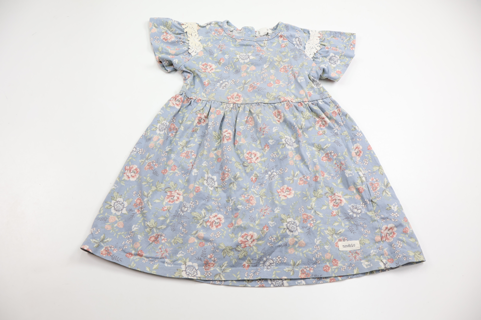 Floral dress from Newbie - Size 98 - Blue